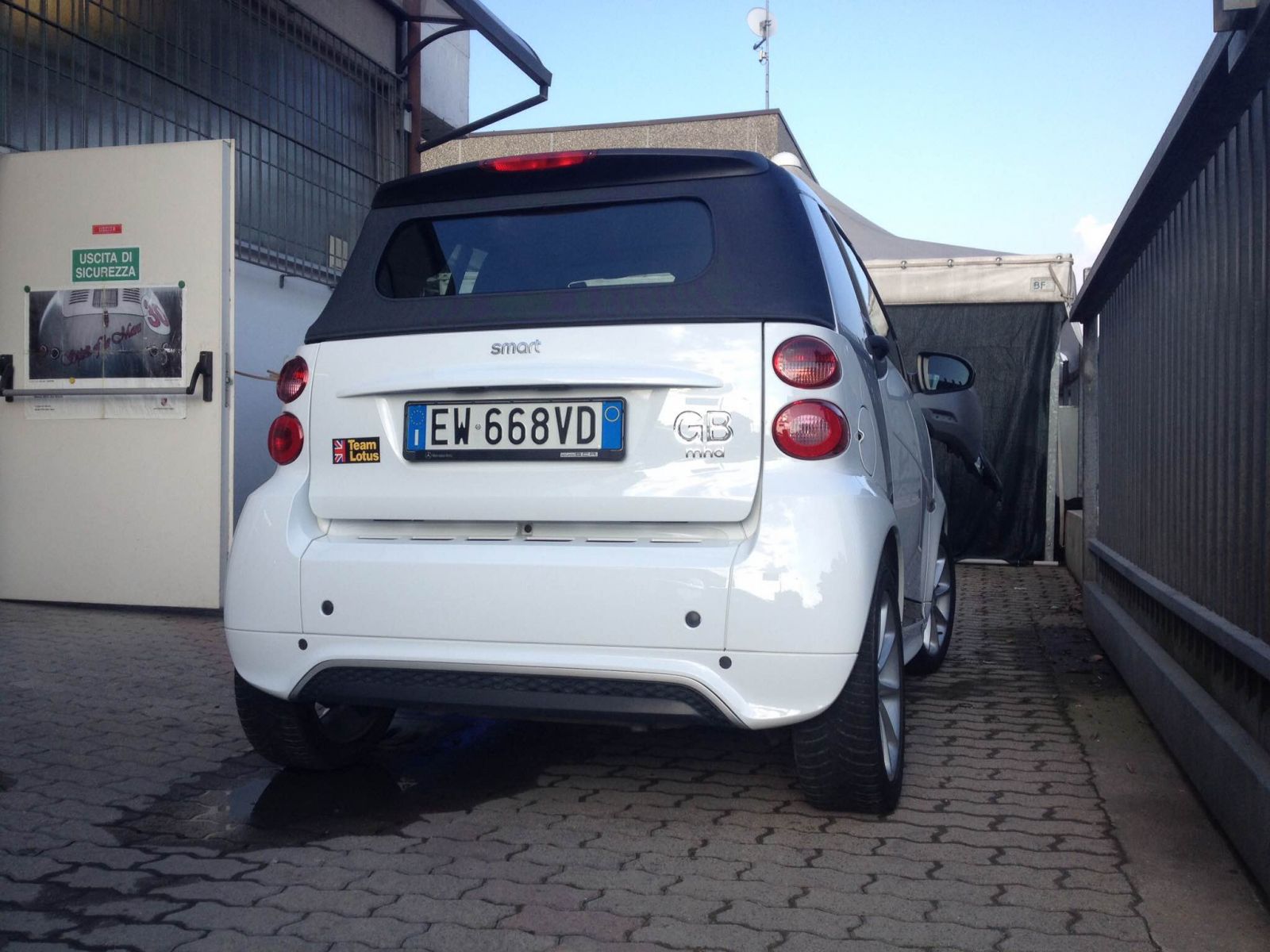 La mia Smart 451 Passion Cabrio